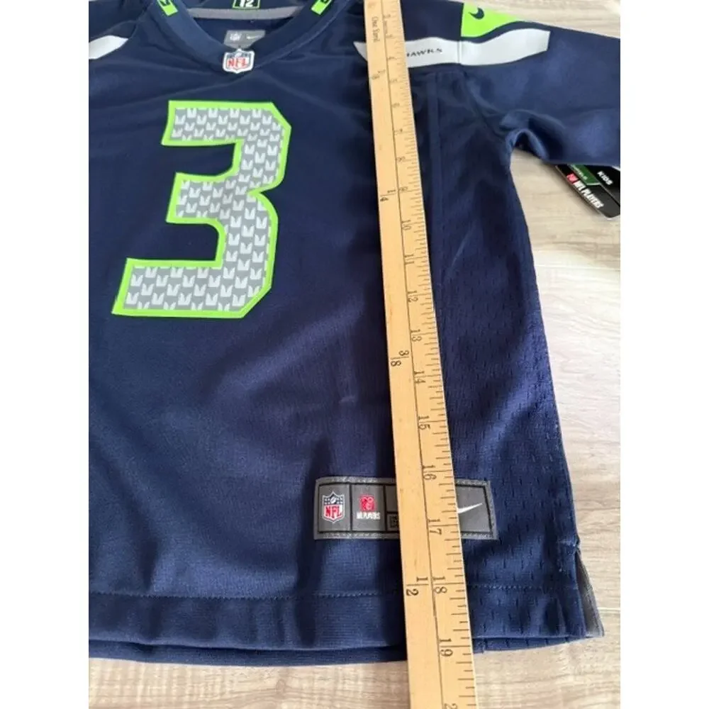 NWT Nike NFL Seattle Seahawks Russell Wilson 3 Jersey - Youth Large